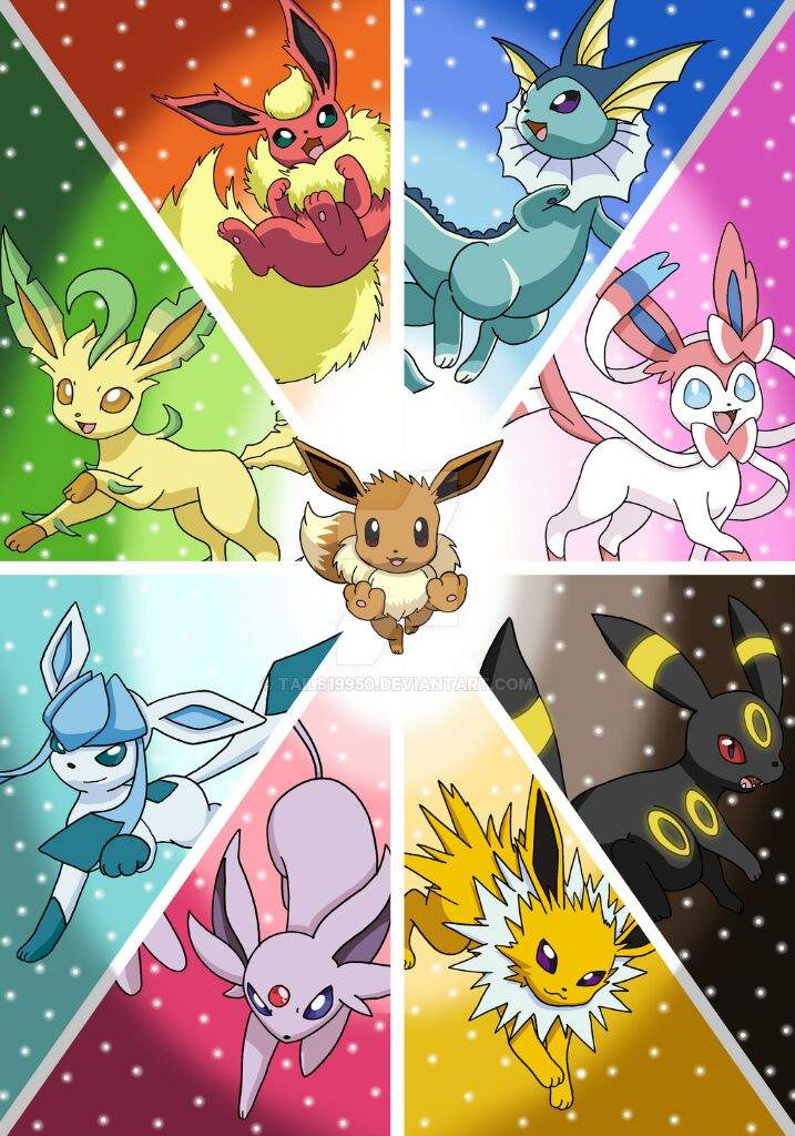 Eeveelutions !!! | Pokémon Amino