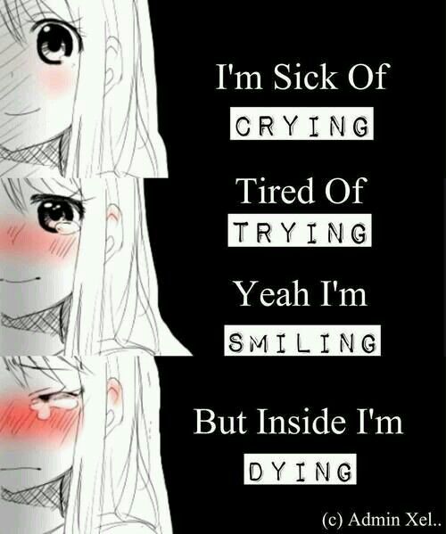 Anime Girl Sad Quotes gambar ke 11