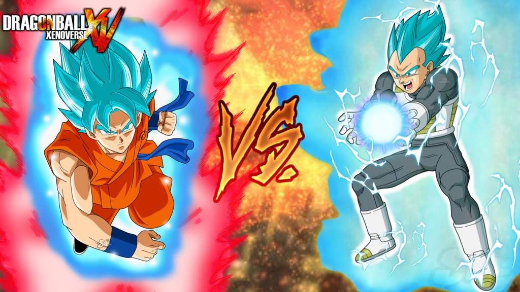 SSJB Goku Vs SSJB Vegeta | DragonBallZ Amino