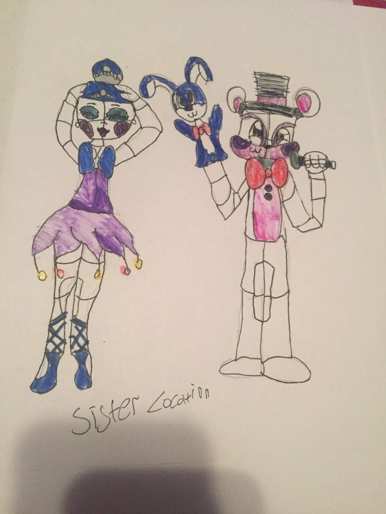 Sister Location Ballora And Funtime Freddy 