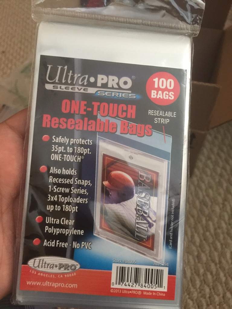 1x One Touch Resealable Bags 35pt bis 260pt   NEU/OVP Ultra Pro Series