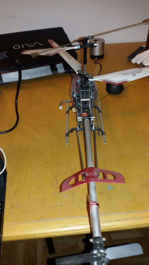 old rc helicopter