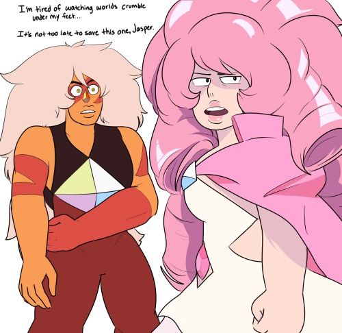 Rose Quartz And Jasper Steven Universe Amino 