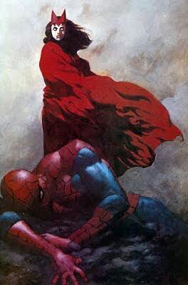 Spiderman vs Scarlet Witch | •Cómics• Amino