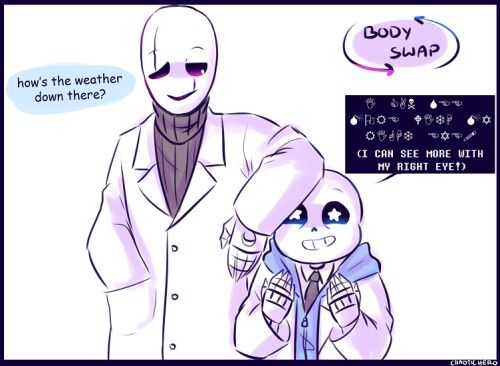 Science Sans Body Swap | Undertale Amino