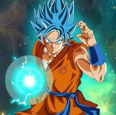  Son goku  ssj  dios azul DRAGON BALL ESPA OL Amino