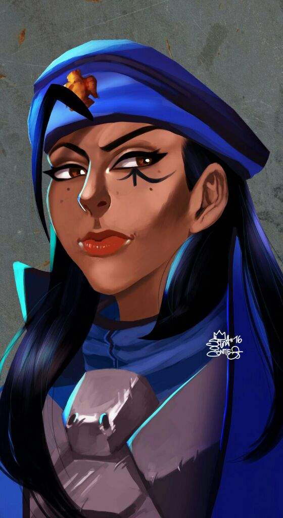 Ana - Digital Art - Captain Amari | Overwatch Amino