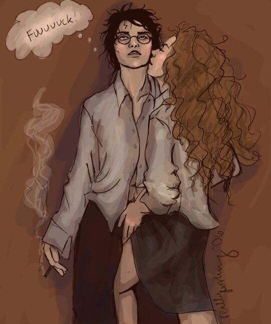 Fanart Harry & Hermione.