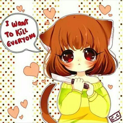 Chara neko kawaii | Undertale Español Amino