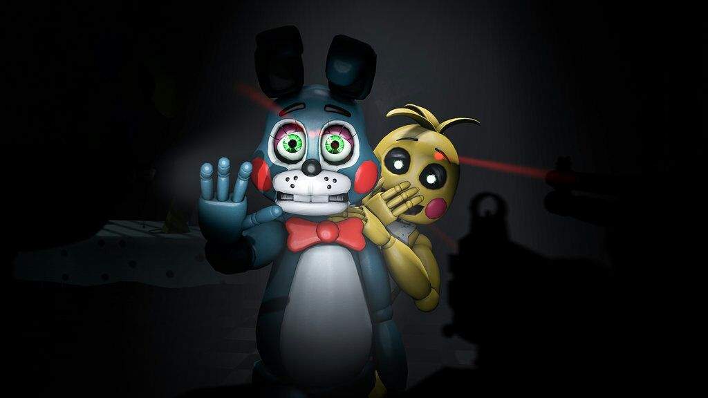 fnaf toy chica x toy bonnie