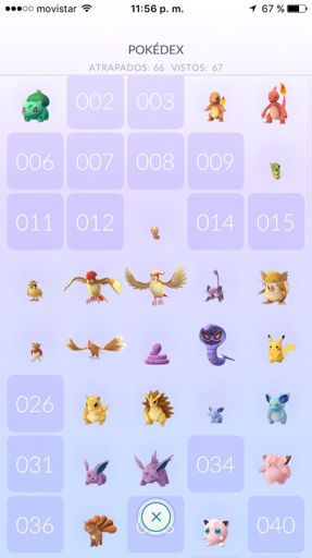 Pokédex (66 Pokémon) | Pokémon •GO• Amino