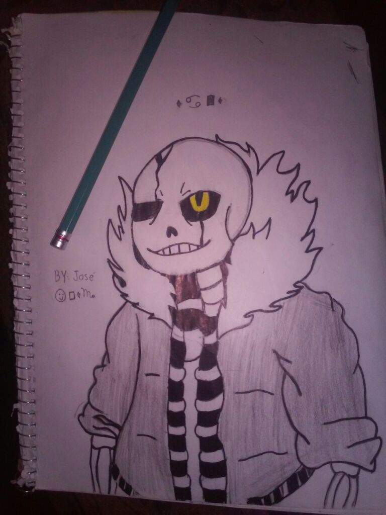 un dibujo de Gaster sans | Undertale Español Amino