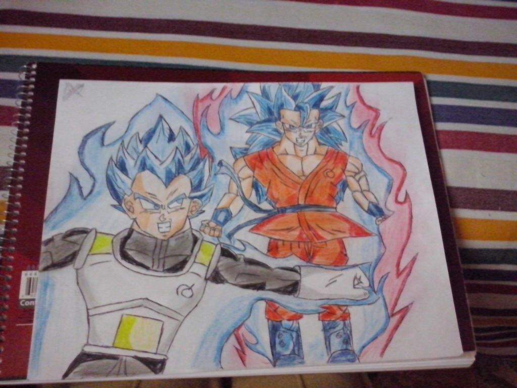 Goku Ssj 3 Dios Azul Vs Vegeta Ssj Dios Azul Arte Amino