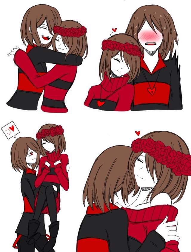 Rosetale Chara and Frisk | Undertale Amino