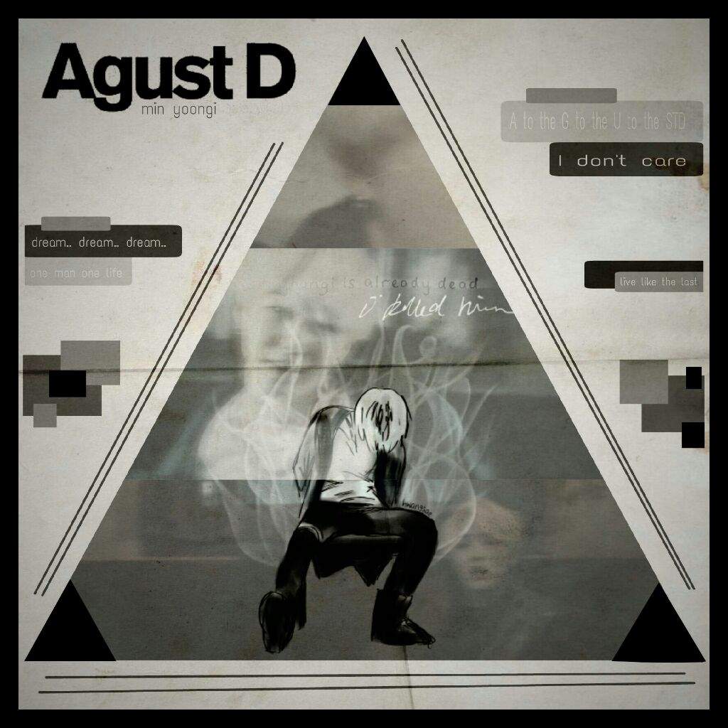 Agust d edit (my version of his cover) .
