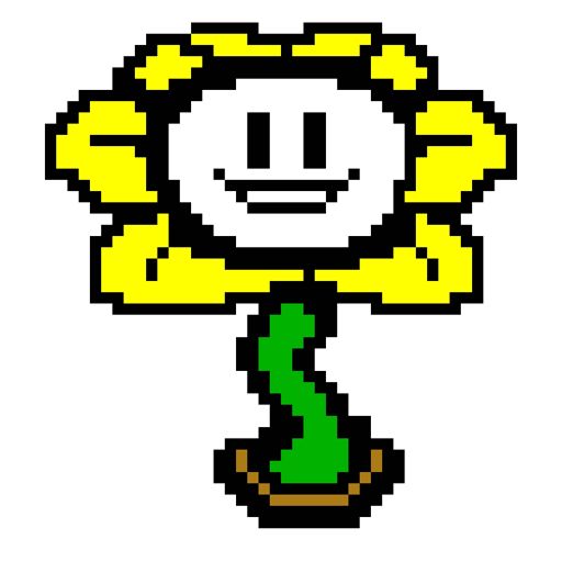 Flowey battle sprite | Undertale Amino