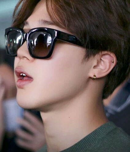 Ear piercing like Jimin😍 | ARMY's Amino