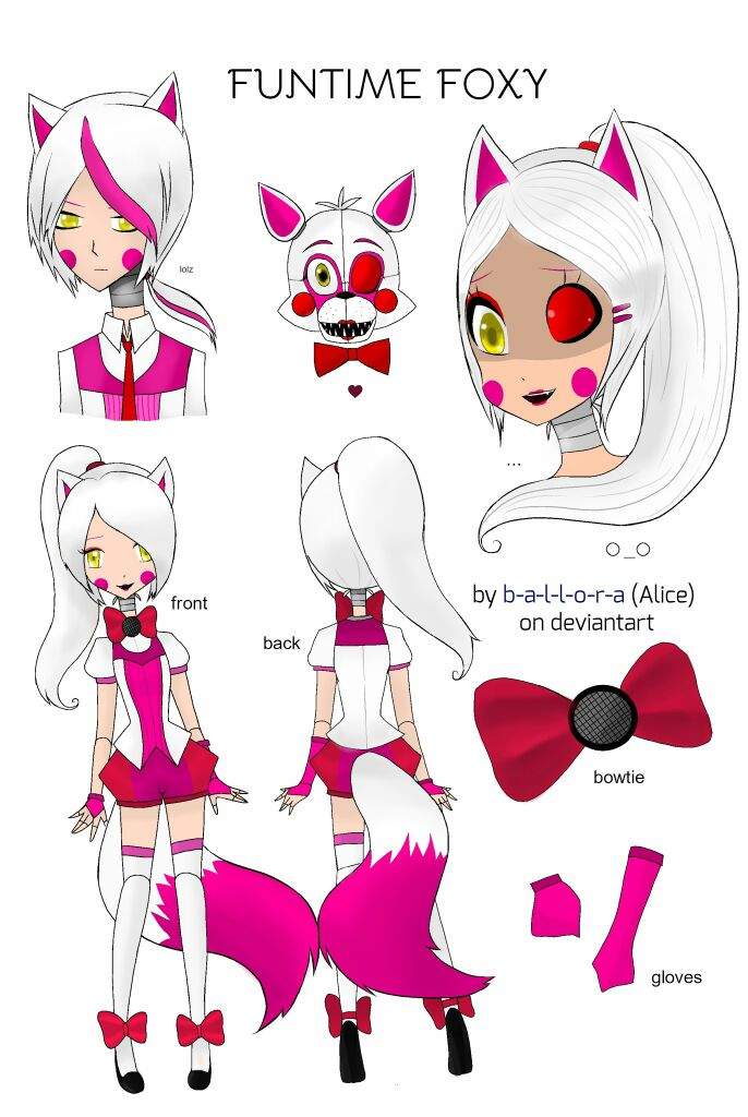 Funtime Foxy Human Design Five Nights At Freddys Amino - 