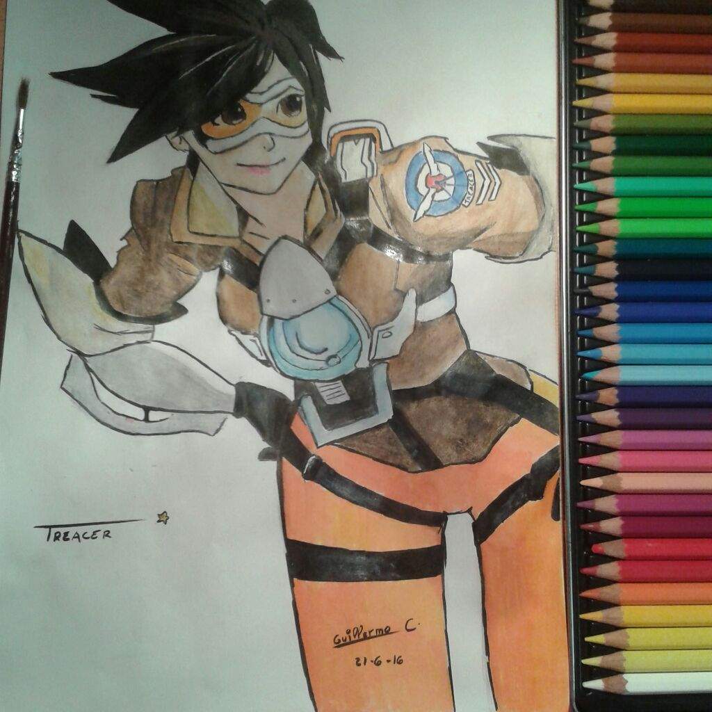 Tracer draw ;) Overwatch Amino Español Amino