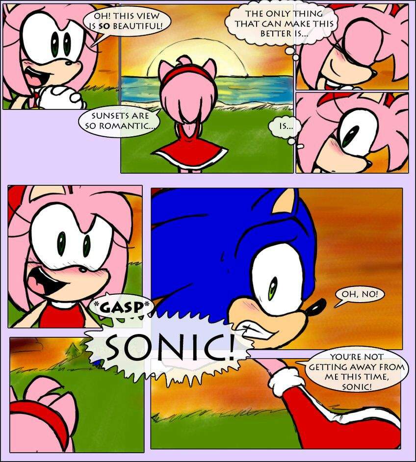 shadow and amy rose comic