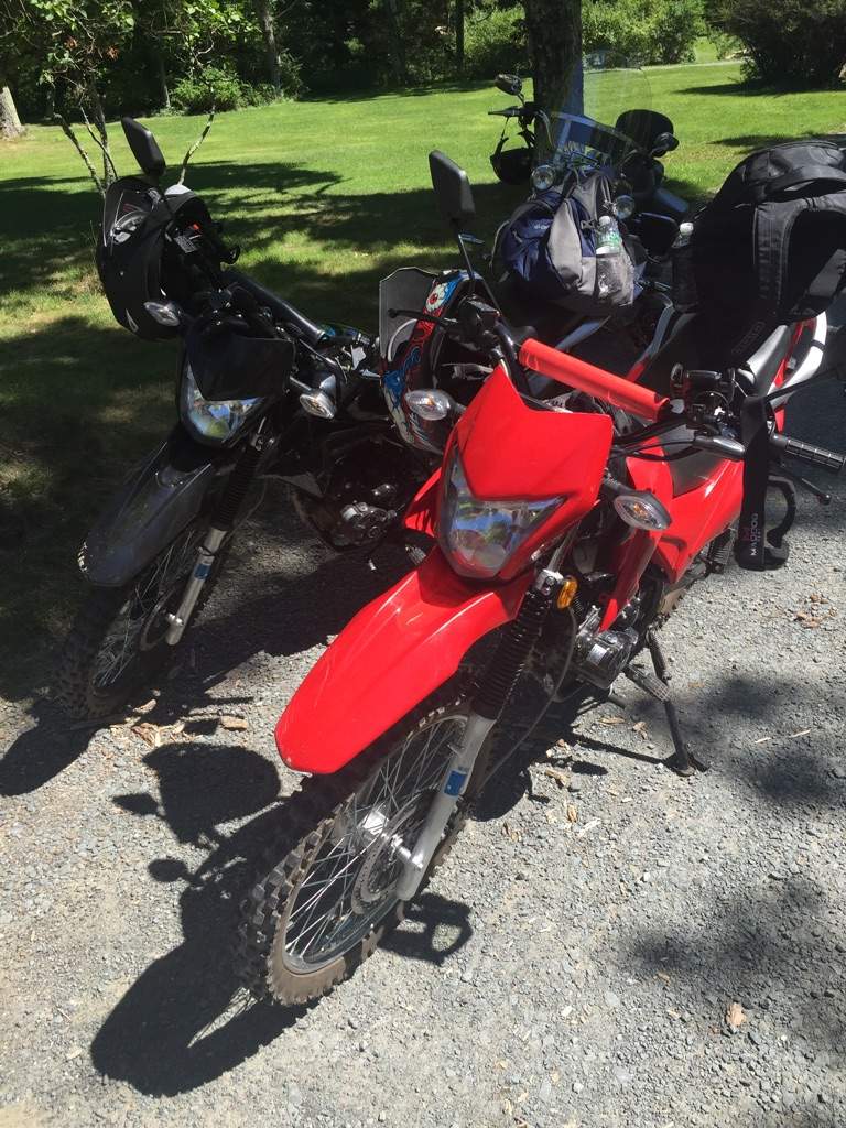 hawk dual sport motorcycle