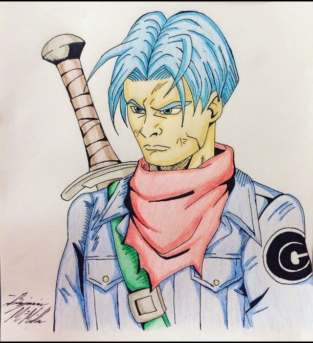 Mirai Future  Trunks  DBS drawing DragonBallZ Amino