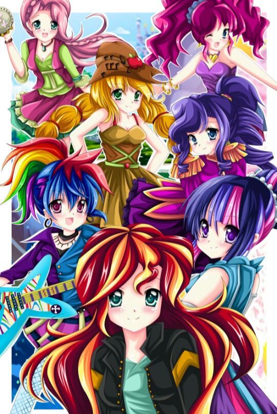 Mlp Anime Style | Equestria Unofficial Fan Club Amino