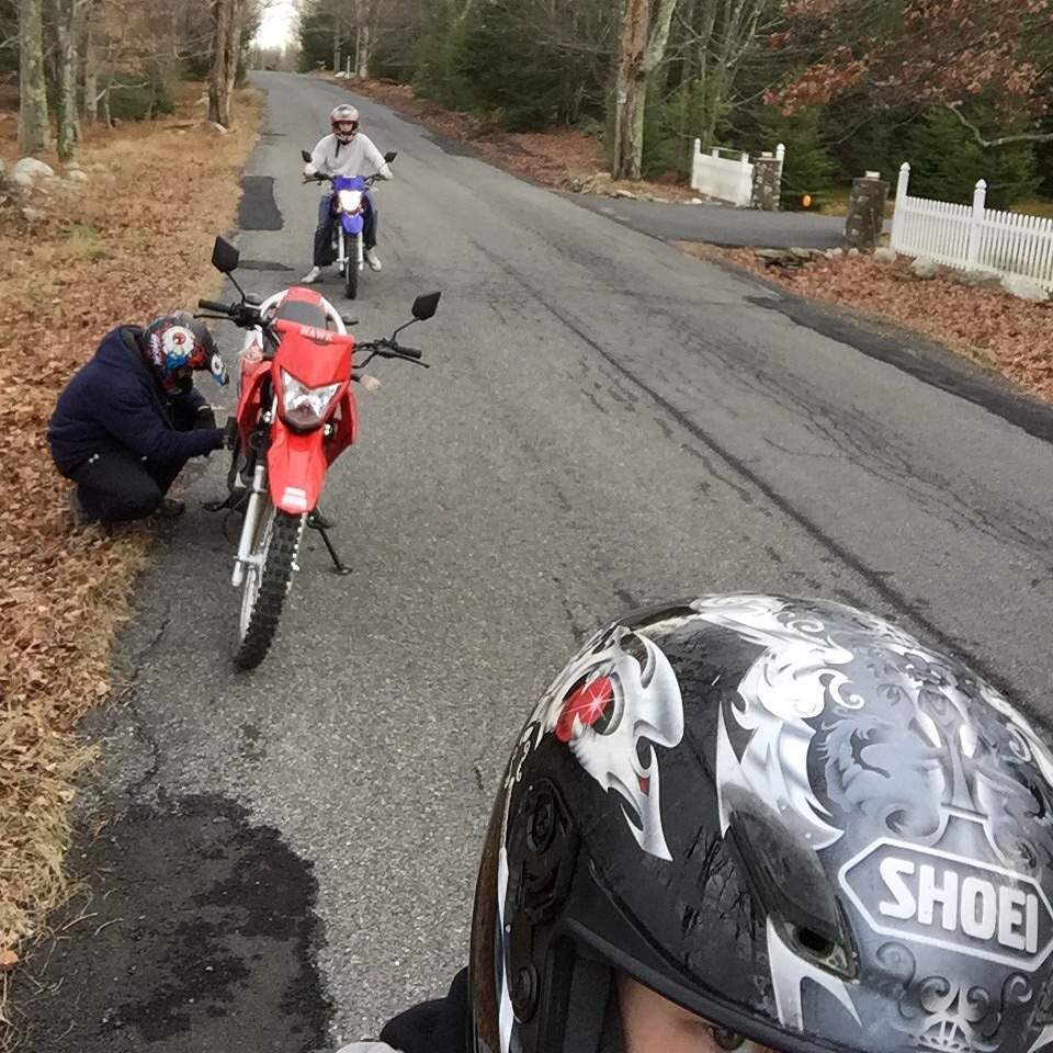 hawk dual sport motorcycle