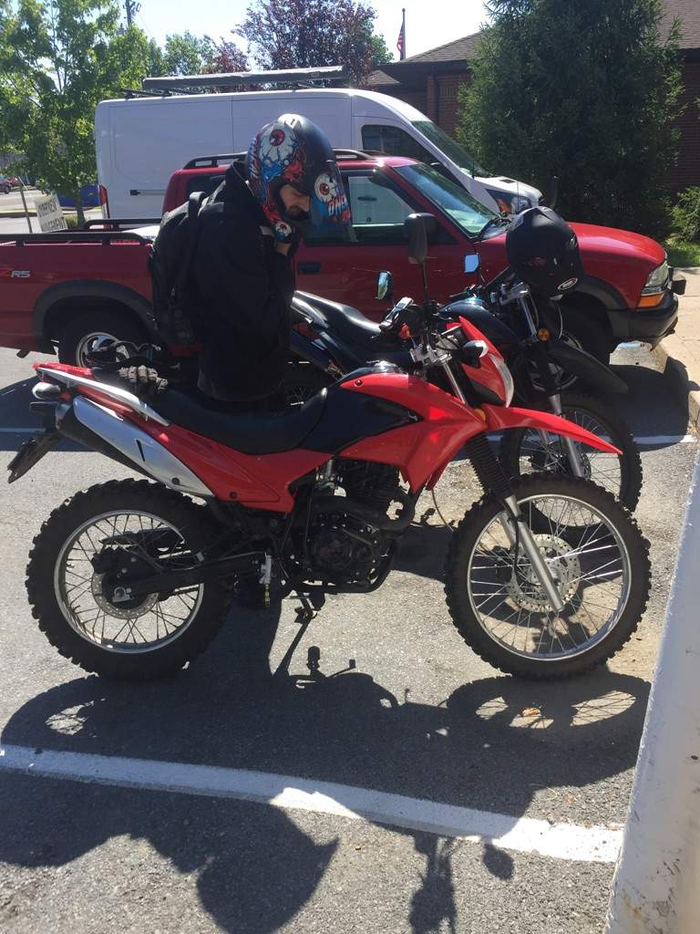 hawk dual sport motorcycle