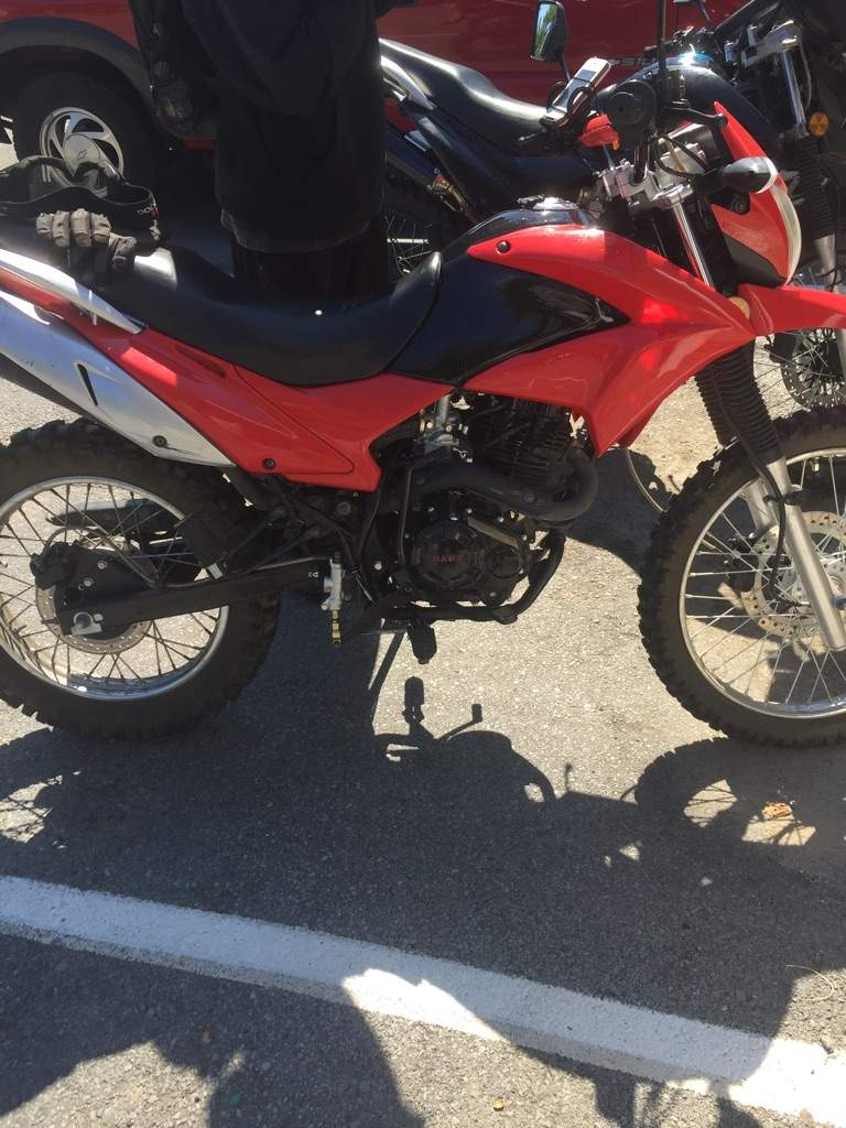 hawk dual sport motorcycle
