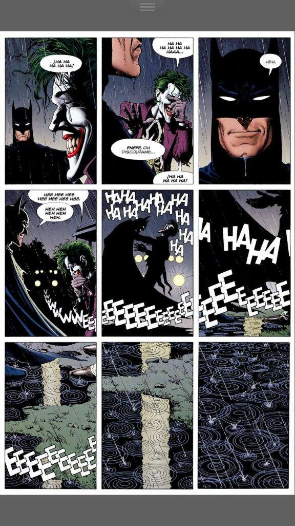 Porque batman se rie al final de The killing joke? | •Cómics• Amino