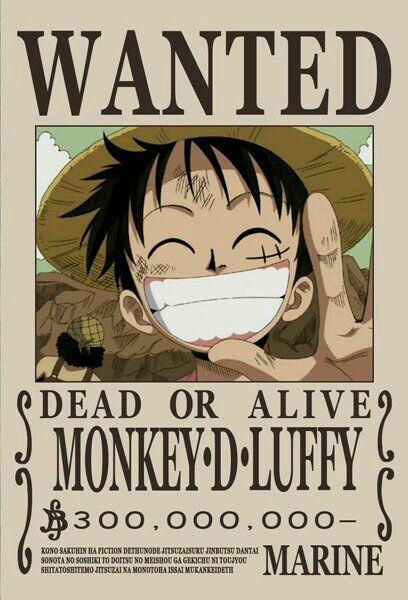 Wanted die or alive | One Piece Amino