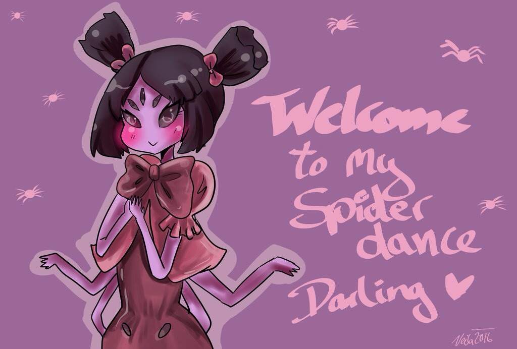 Credits to http://cuteveila.deviantart.com/art/Muffet-Undertale-Spider-danc...