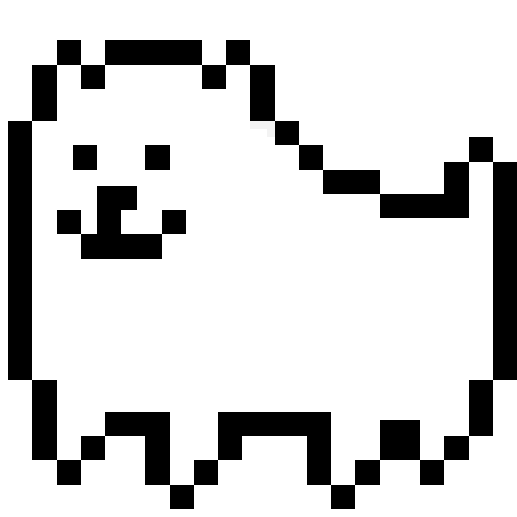 Annoying Dog Pixel Art Undertale Amino