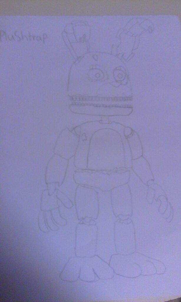 Plushtrap and nightmare Spring bonnie drawing | Five Nights At Freddy's ...