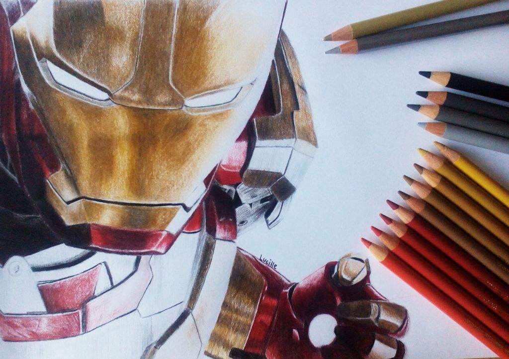 Iron Man Drawing/Art (Step by step) | Comics Amino