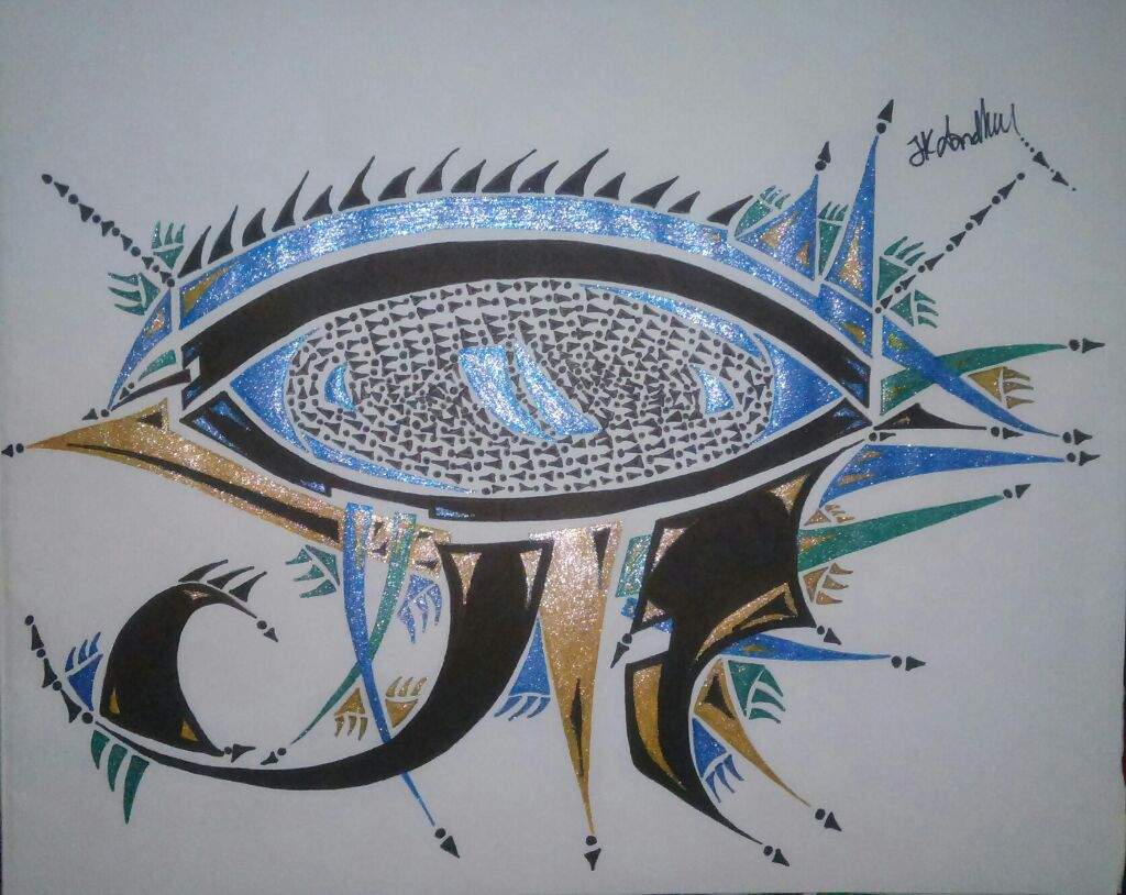 Eye of horus graffiti