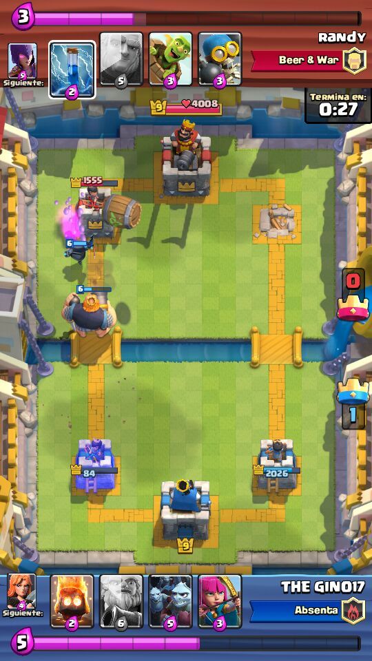 MAZO DEL DIA 👍👍 GIGANTE NOBLE+ BARRIL DE DUENDES | Clash Royale Amino ️ ...