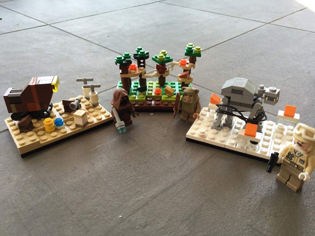 lego star wars diorama