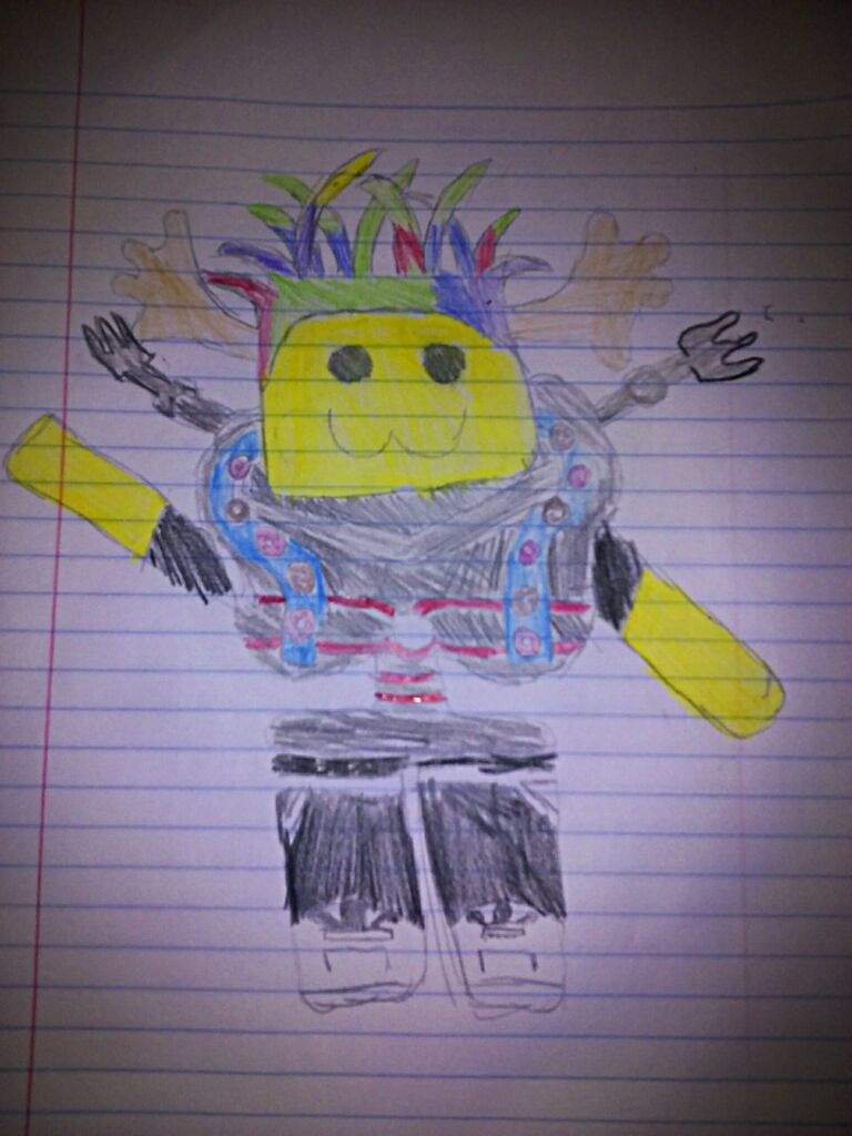 My Roblox Character Trash Drawing Roblox Amino - drawing roblox character on paper