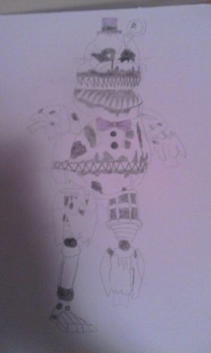 Nightmare ignited fredbear drawing | Five Nights At Freddy's Amino