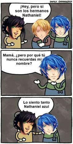 Nathaniel azul xD | · Corazón De Melón · Amino