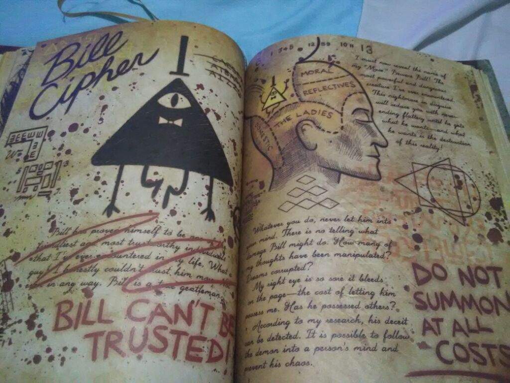 Algunas paginas del Diario | Gravity Falls Amino •Español• Amino