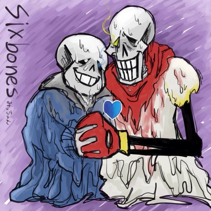 Sixbones初描き Undertale Amino