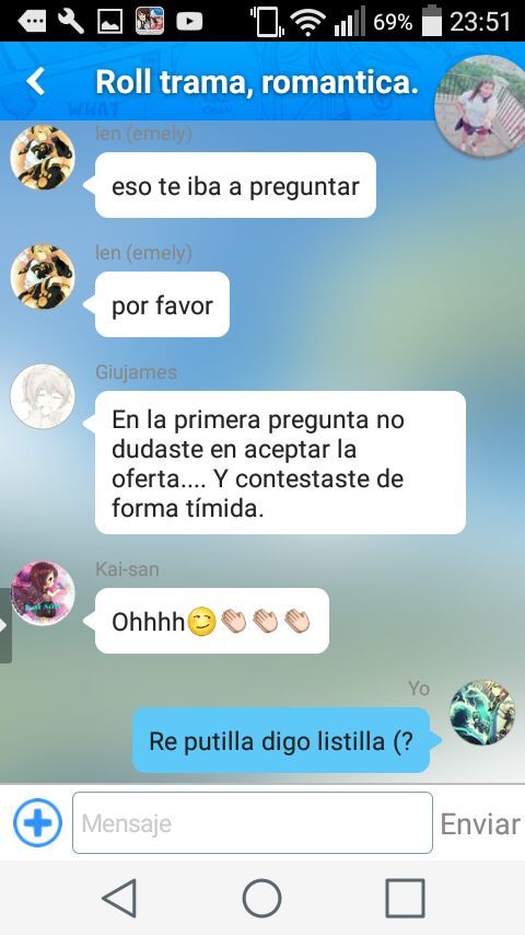 que preguntar a un chico