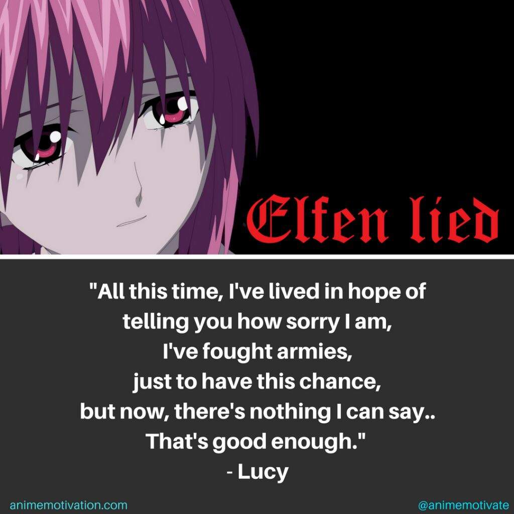 Elfen lied quotes