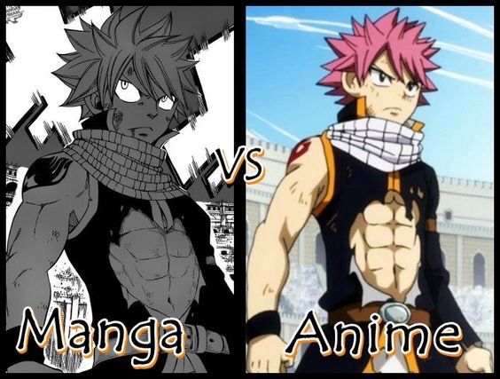 Fairy Tail Manga Vs Anime | •Anime• Amino