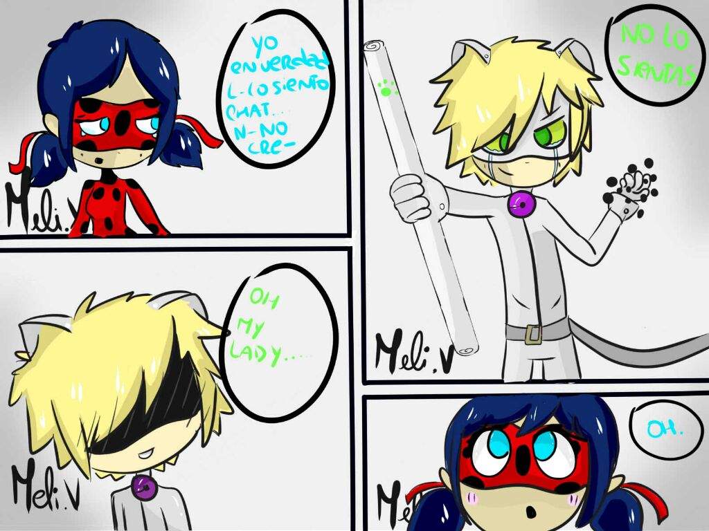 Comic 1 Chat Blanc Miraculous Ladybug Español Amino