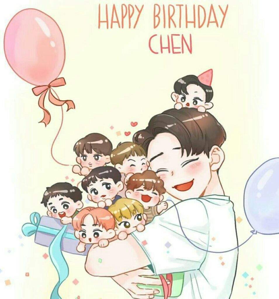 Happy birthday Chen!!!🎉 | K-Pop Amino