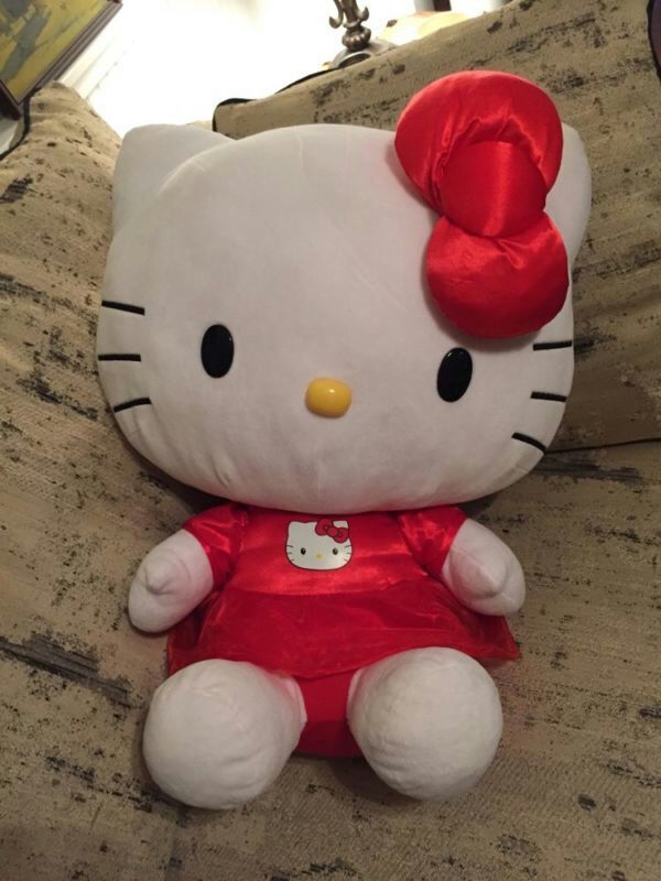 My huge kuromi hello kitty plush | Sanrio Amino